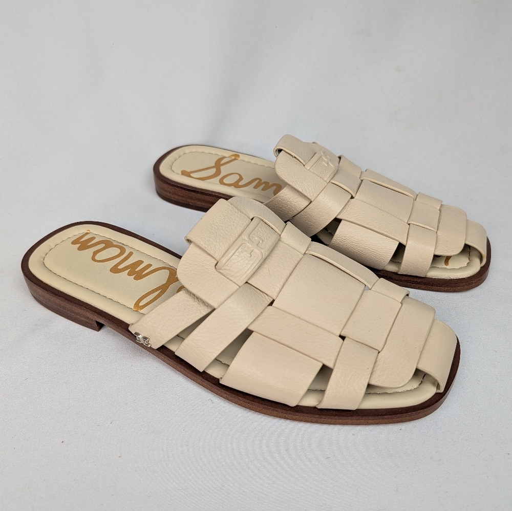 Sam Edelman Dina Fisherman Mule Leather - Picture 2 of 13